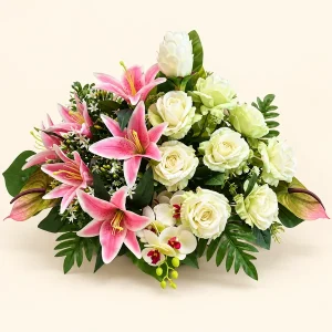 Arranjo de flores artificiais AR-002