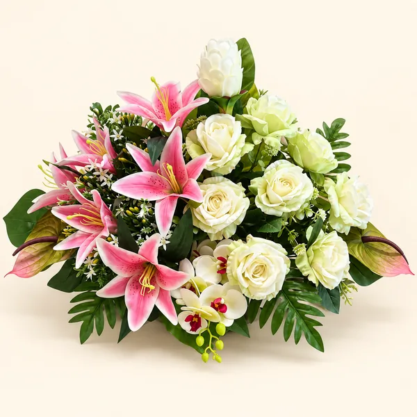 Arranjo de flores artificiais AR-002