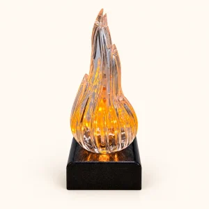 Vela elétrica com pilhas incluídas, de 15 × 6,5 × 6,5 cm