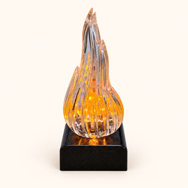 Vela elétrica com pilhas incluídas, de 15 × 6,5 × 6,5 cm